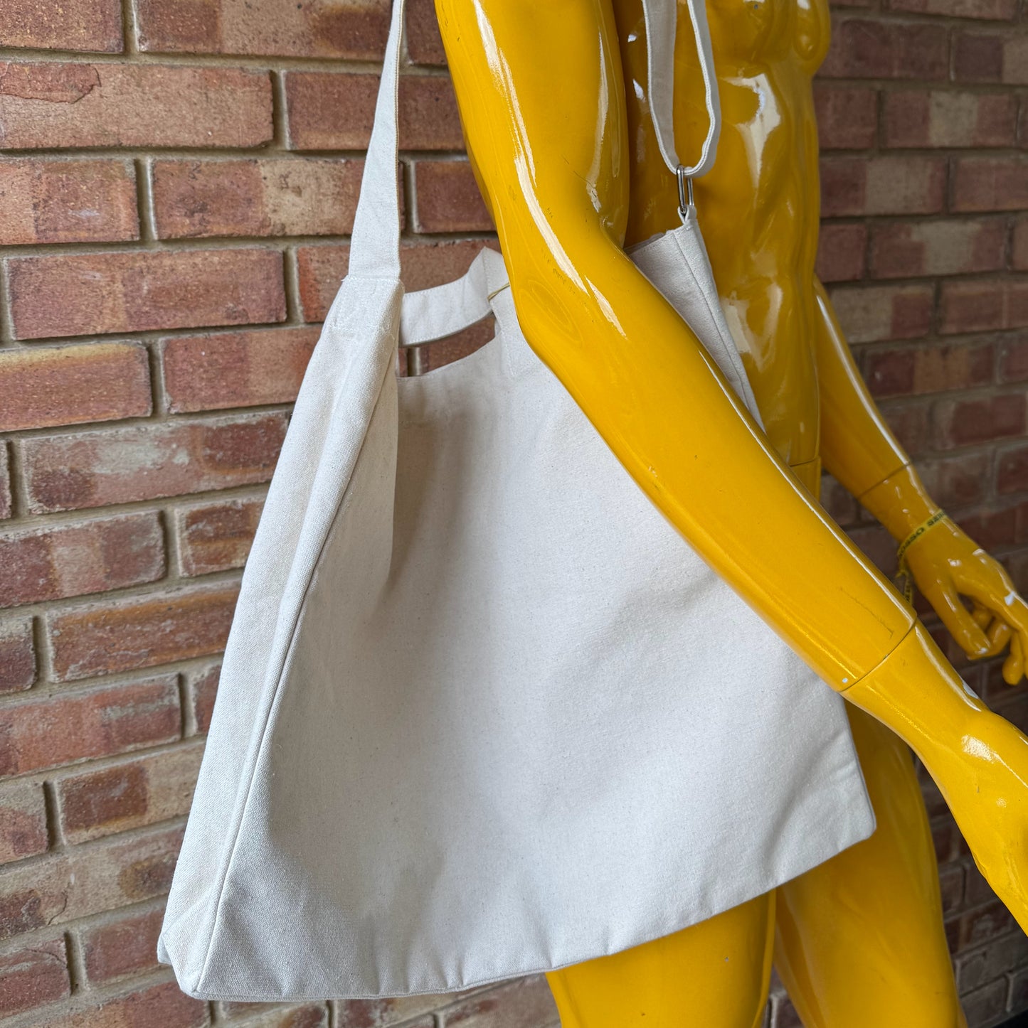 Blank City Tote Bag, Recycled Cotton - Natural (T2)