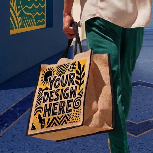 Starched Jute Market Shopper (Ref: SW475)