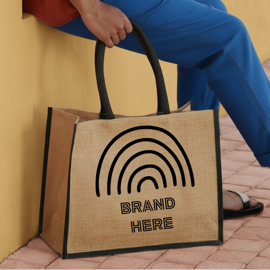 Starched Jute Classic Shopper (Ref: SW470)