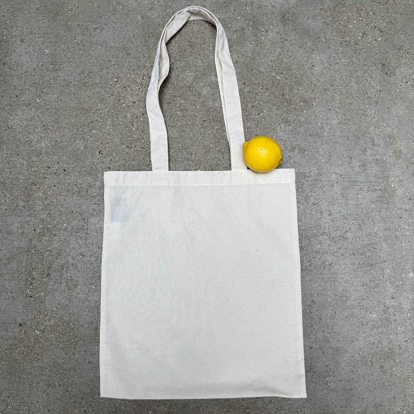 Blank Daily Tote Bag, Recycled Cotton - Natural (T01)