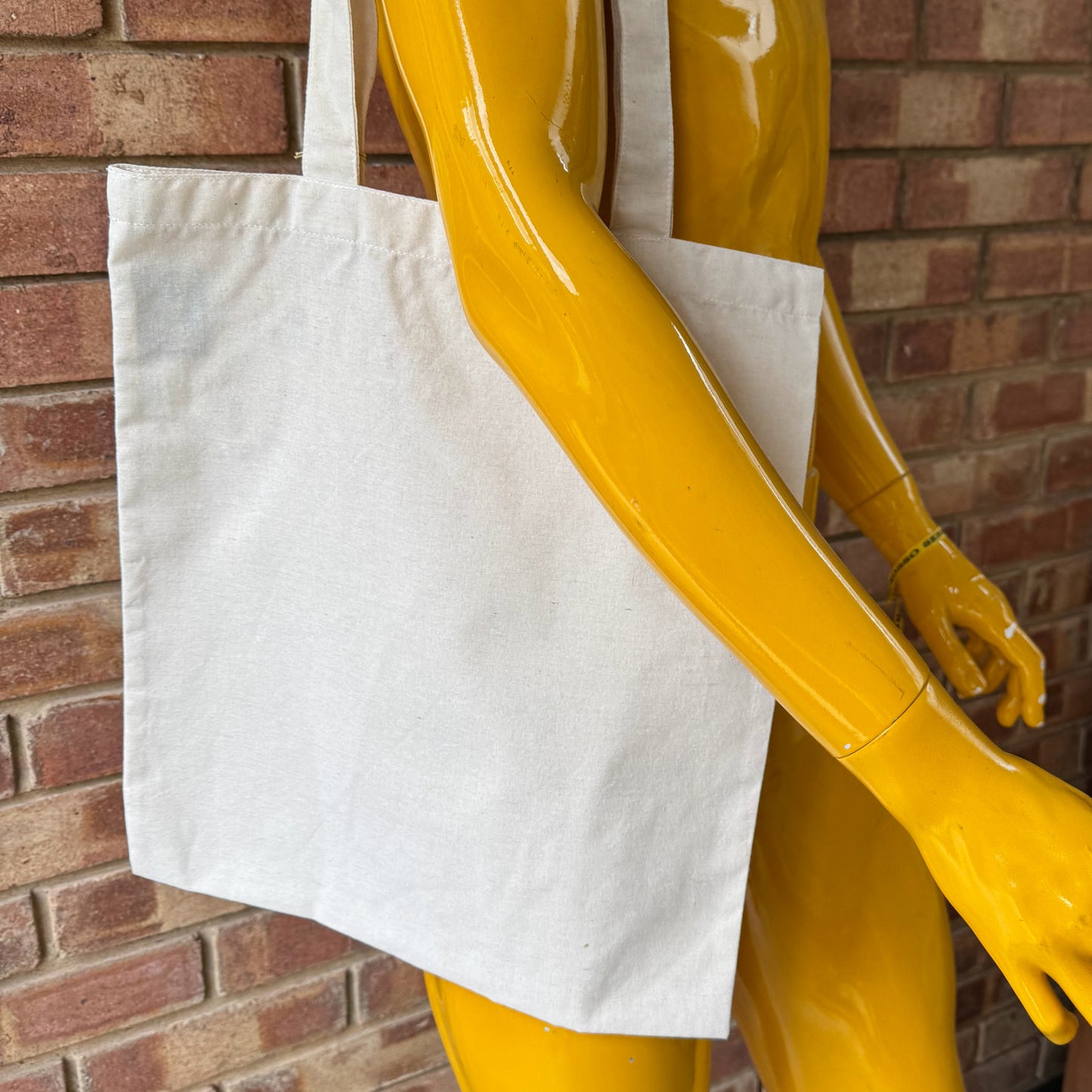 Blank Daily Tote Bag, Recycled Cotton - Natural (T01)