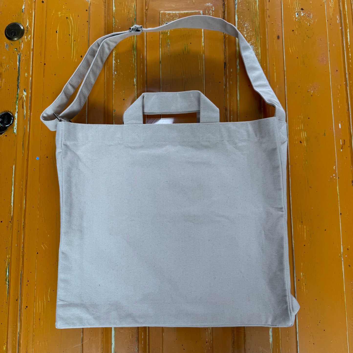 Blank City Tote Bag, Recycled Cotton - Natural (T2)