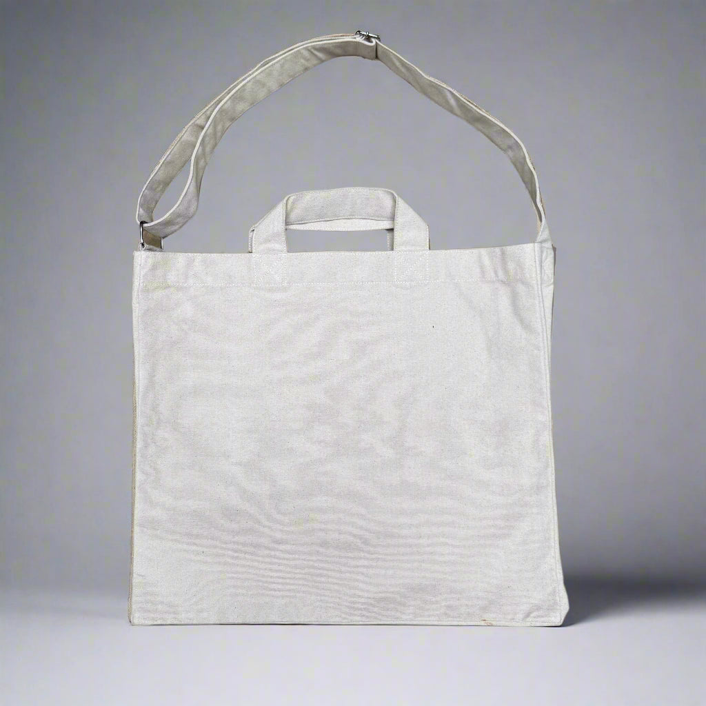 Blank City Tote Bag, Recycled Cotton - Natural (T2)