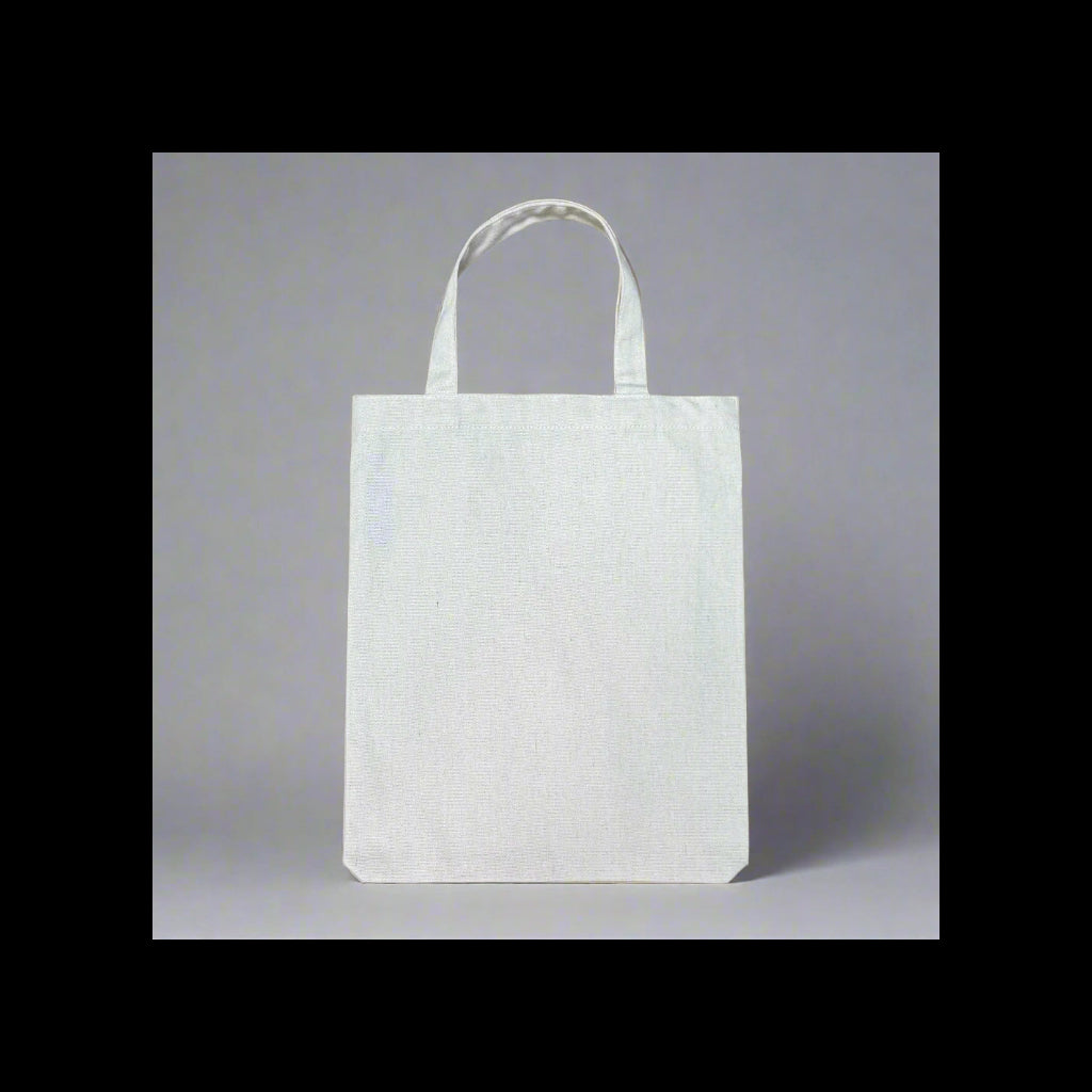 Blank Mini Tote Bag, Recycled Cotton - Natural (T3)