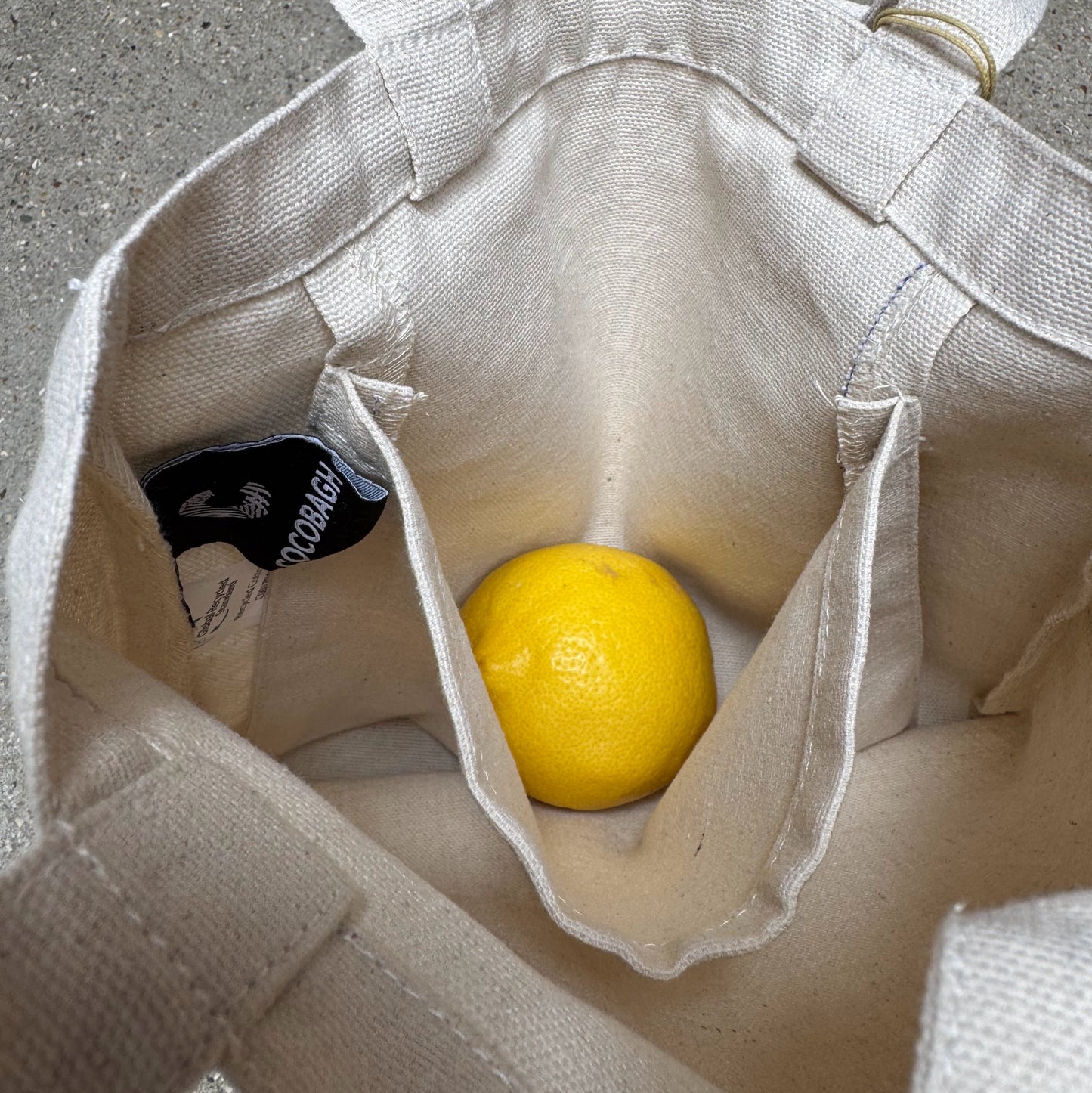 Blank Mini Tote Bag, Recycled Cotton - Natural (T3)