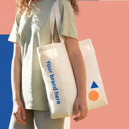 Classic Canvas Shopper Tote W108