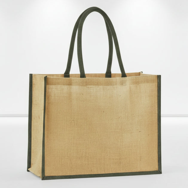 Starched Jute Classic Shopper (Ref: SW470)
